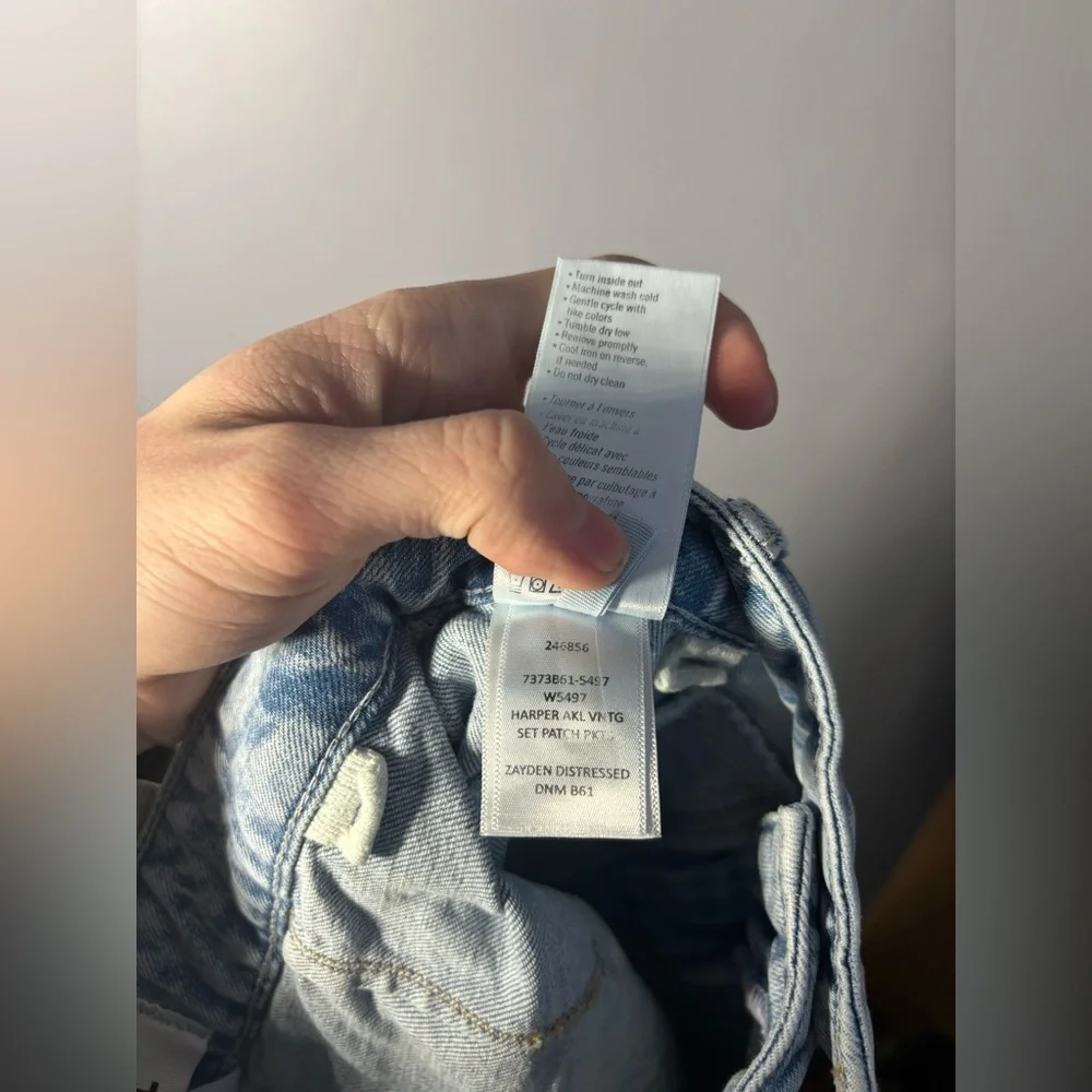 Paige Harper Ankle Patch Pockets Jeans Women’s Size 24 - Picture 5 of 5